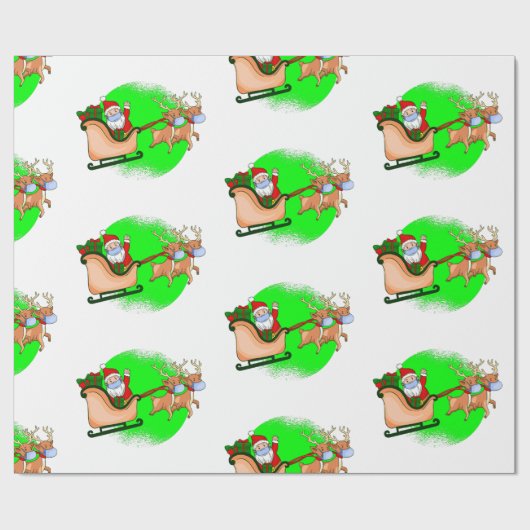 Weihnachtsfeiertag Geschenkpapier (Flach)