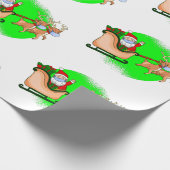 Weihnachtsfeiertag Geschenkpapier (Ecke)