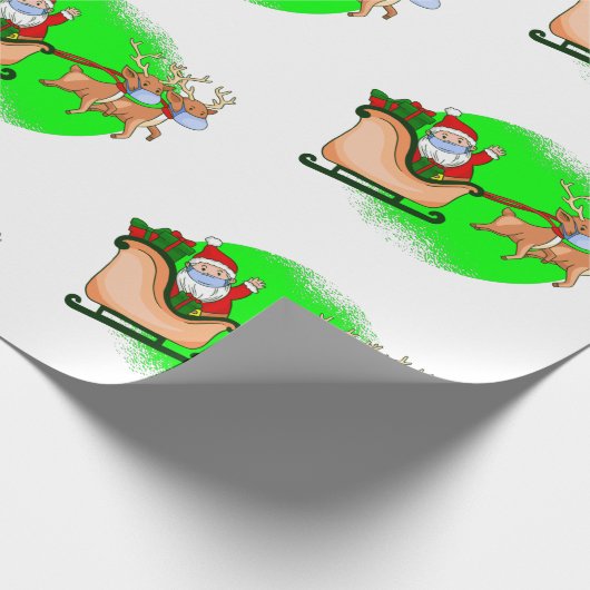 Weihnachtsfeiertag Geschenkpapier (Ecke)