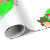 Weihnachtsfeiertag Geschenkpapier (Rolleneckpunkt)