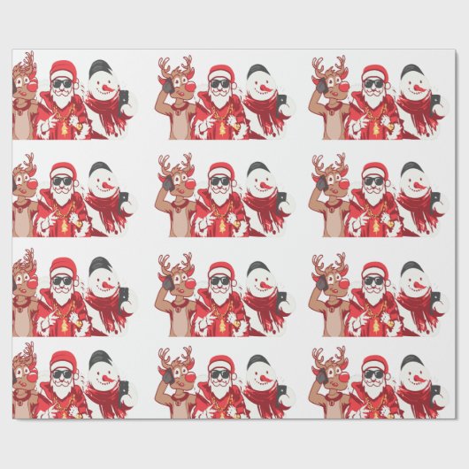 Weihnachtsfeiertag Geschenkpapier (Flach)