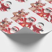 Weihnachtsfeiertag Geschenkpapier (Ecke)