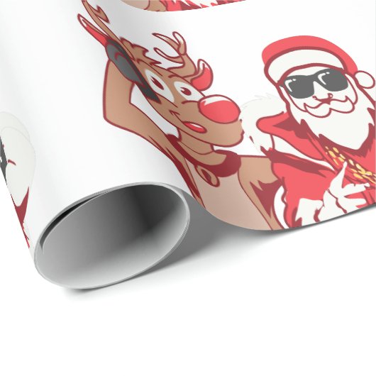 Weihnachtsfeiertag Geschenkpapier (Rolleneckpunkt)