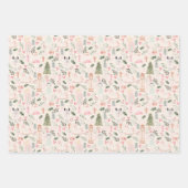 Weihnachtsfeiertag  geschenkpapier set (Vorderseite 3)