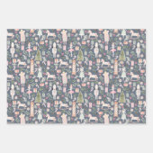 Weihnachtsfeiertag  geschenkpapier set (Vorderseite 2)