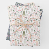 Weihnachtsfeiertag  geschenkpapier set (Beispiel)