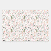 Weihnachtsfeiertag  geschenkpapier set (Vorderseite)