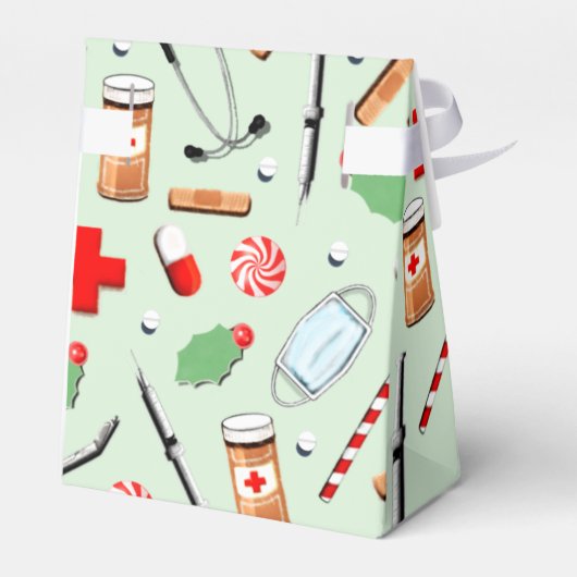 Weihnachtsfeiertag Geschenkschachtel (Rückseite)