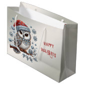 Weihnachtsfeiertag Geschenktasche Große Geschenktüte (Vorderseite Schrägansicht)