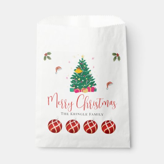 Weihnachtsfeiertag Geschenktütchen (Vorderseite)