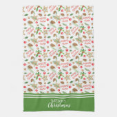 Weihnachtsfeiertag Geschirrtuch (Vertikal)