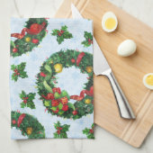 Weihnachtsfeiertag Geschirrtuch (Viertel Falte)