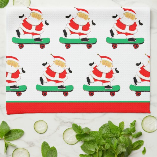 Weihnachtsfeiertag Geschirrtuch (Gefaltet)