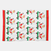 Weihnachtsfeiertag Geschirrtuch (Horizontal)