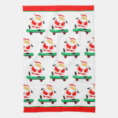 Weihnachtsfeiertag Geschirrtuch (Vertikal)
