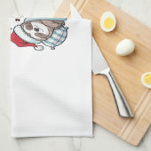 Weihnachtsfeiertag Geschirrtuch (Viertel Falte)