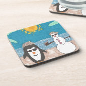 Weihnachtsfeiertag Getränkeuntersetzer (Linke Seite)