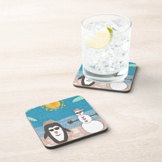 Weihnachtsfeiertag Getränkeuntersetzer (Rechte Seite)