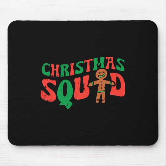Weihnachtsfeiertag Gingerbrei Xmas Crew Men W Mousepad (Vorne)