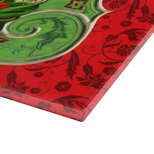 Weihnachtsfeiertag Glasschneidplatte Schneidebrett (Ecke)