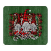 Weihnachtsfeiertag Gnom Cutting Board Schneidebrett (Vorderseite)