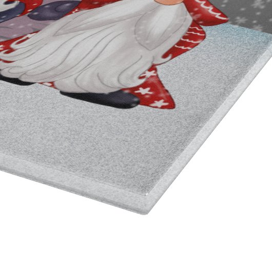 Weihnachtsfeiertag-Gnomes Holiday Cutting Board Schneidebrett (Ecke)