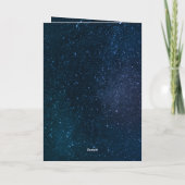 Weihnachtsfeiertag - Goldangel Weihnachtskarte Feiertagskarte (Rückseite)