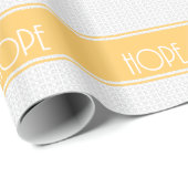 Weihnachtsfeiertag Golden Yellow White Weihnachtsf Geschenkpapier (Rolleneckpunkt)