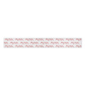Weihnachtsfeiertag Grosgrain Ribbon Ripsband (Vorderseite)