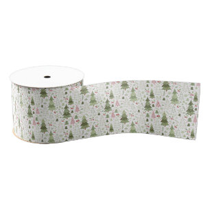 Weihnachtsfeiertag Grosgrain Ribbon Ripsband