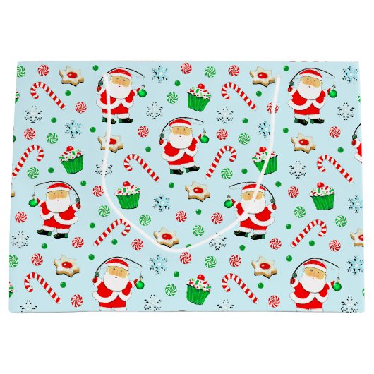 Weihnachtsfeiertag Große Geschenktasche Große Geschenktüte (Vorderseite)