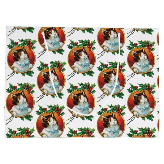 Weihnachtsfeiertag Große Geschenktüte (Rückseite)