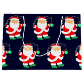 Weihnachtsfeiertag Große Geschenktüte (Vorderseite)
