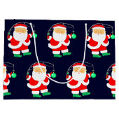 Weihnachtsfeiertag Große Geschenktüte (Rückseite)