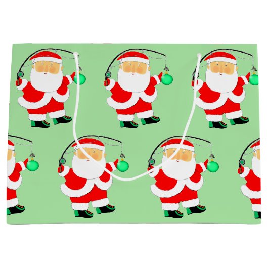 Weihnachtsfeiertag Große Geschenktüte (Vorderseite)