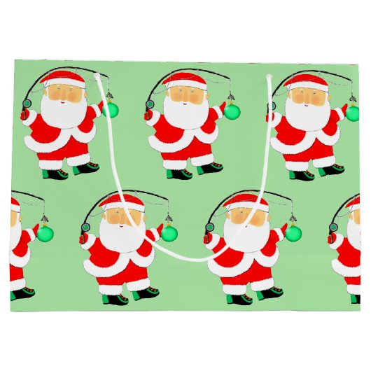 Weihnachtsfeiertag Große Geschenktüte (Rückseite)