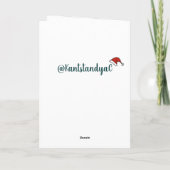 Weihnachtsfeiertag Große Pyrenäen Karte (Rückseite)