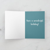 Weihnachtsfeiertag Große Pyrenäen Karte (Innenseite)