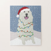 Weihnachtsfeiertag Große Pyrenäen Puzzle (Vertikal)