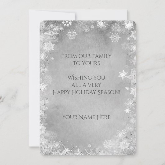 Weihnachtsfeiertag - Große Pyrenäen Urlaub Einladung (Rückseite)