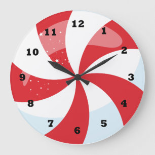 Weihnachtsfeiertag Große Wanduhr