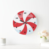 Weihnachtsfeiertag Große Wanduhr (Zuhause)