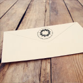 Weihnachtsfeiertag Grüne Rücksendeadresse Permastempel