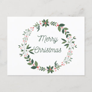 Weihnachtsfeiertag Gruß Postkarte