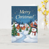 Weihnachtsfeiertag Grußkarte Karte (Gelbe Blume)