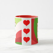 Weihnachtsfeiertag Gute Vibes nur Red Green Tasse (Zentrum)