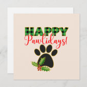 Weihnachtsfeiertag | Happy Holiday for Dog (Vorne/Hinten)