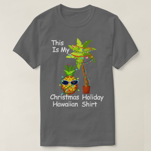 Weihnachtsfeiertag Hawaii T-Shirt (Design vorne)