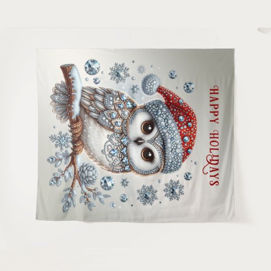 Weihnachtsfeiertag Hintergrund Wandteppich (Vorderseite (Horizontal))