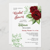 Weihnachtsfeiertag Hochzeit Bridal Dusche Einladun Einladung (Vorne/Hinten)